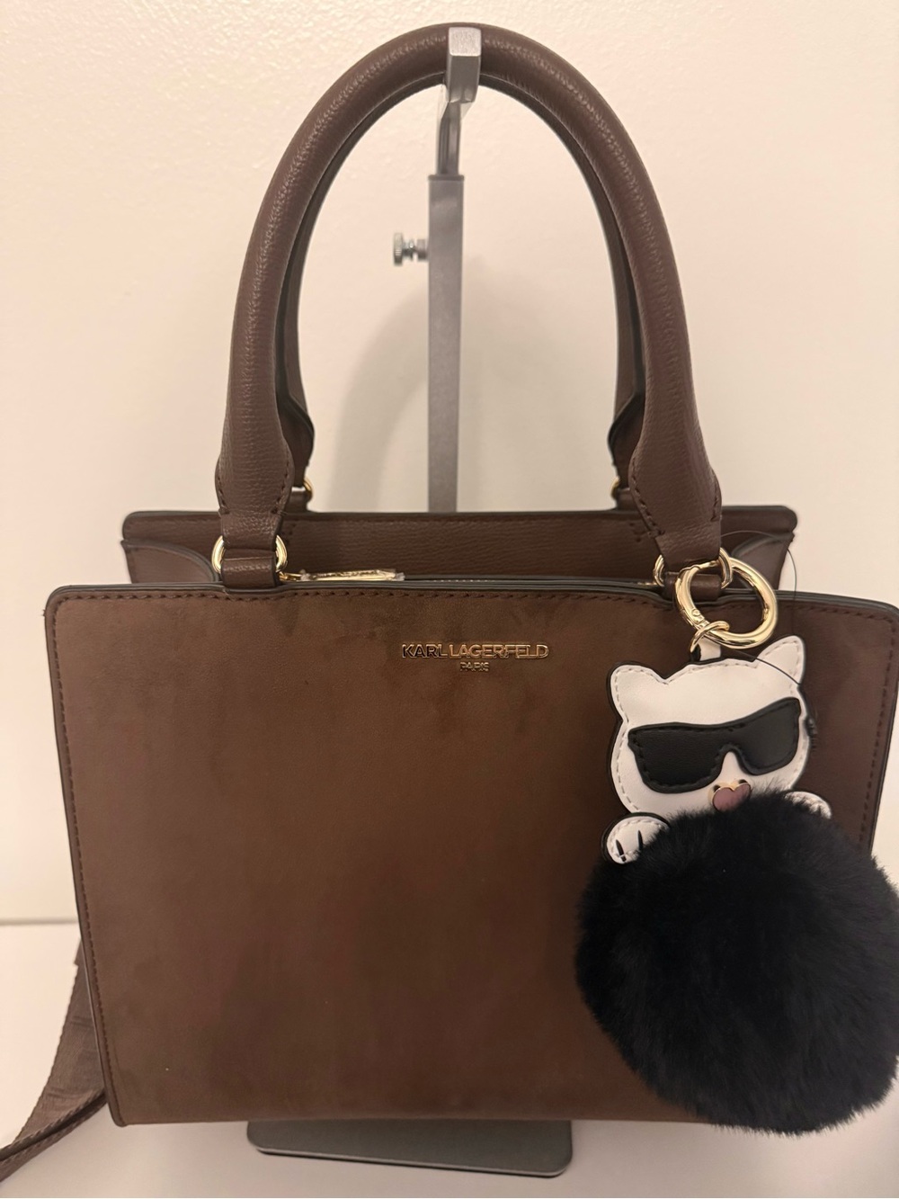 Karl Lagerfeld Paris Maybelle Satchel/Crossbody Bag NWT